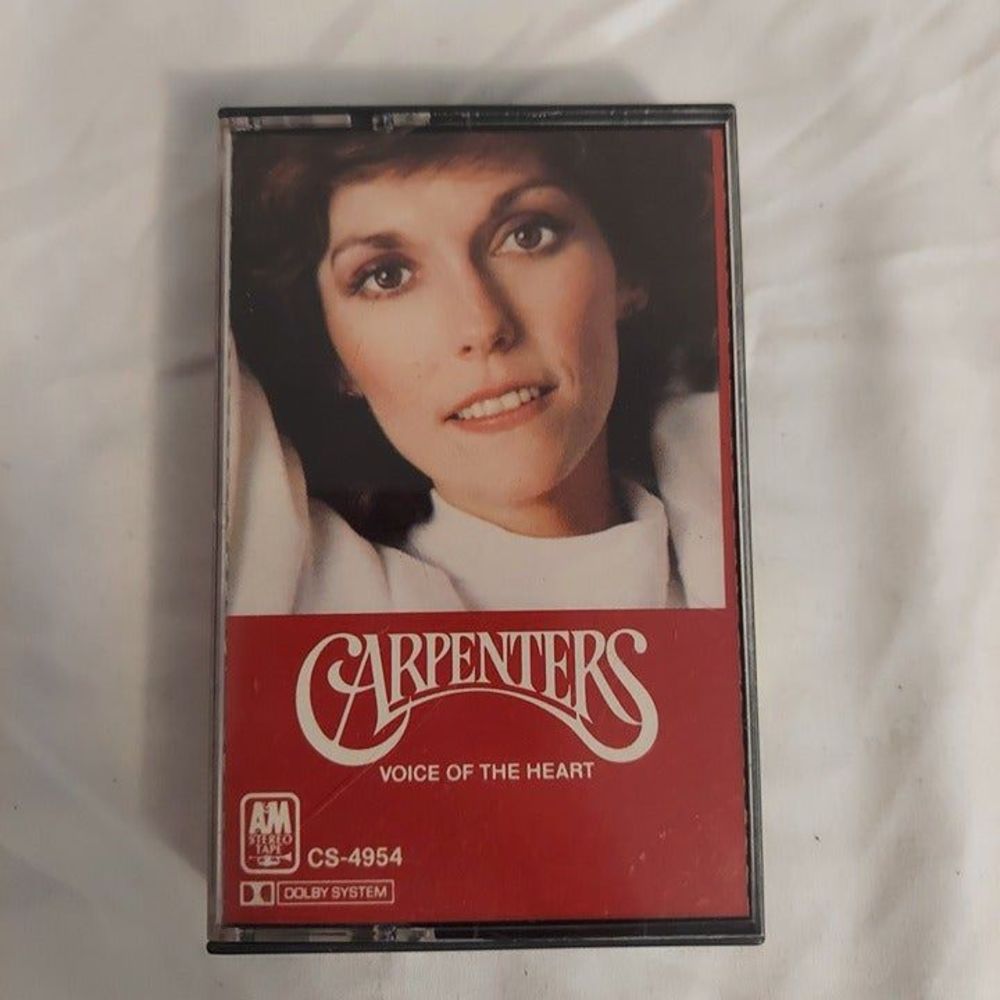 Carpenters Voice of the Heart Cassette Tape 1983 A&M CS-4954 Dolby